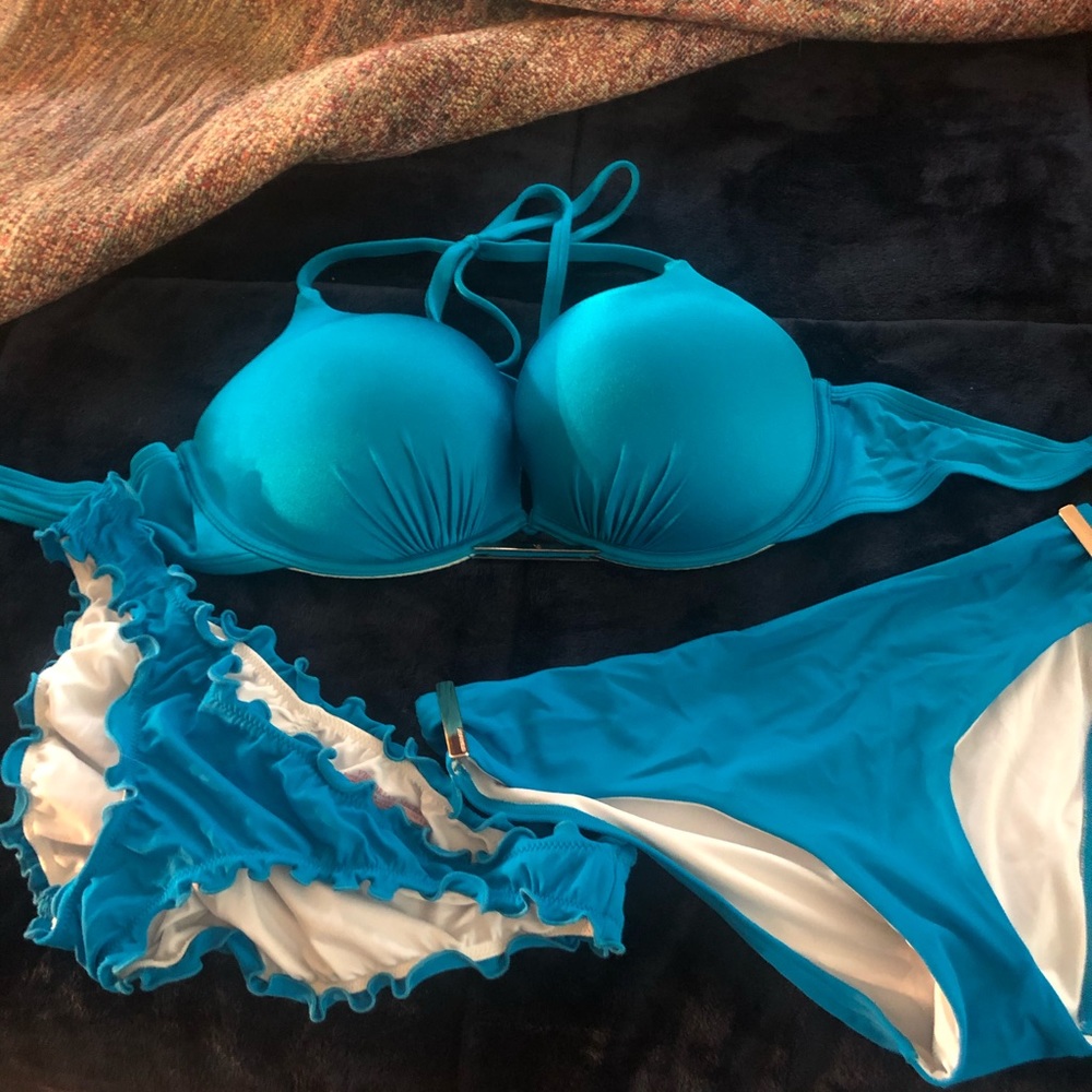 Victoria Secret - 3 PCs  36D Top M Bottoms
